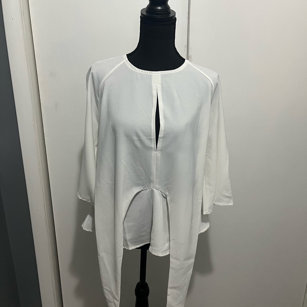 Elegant White Women's Top